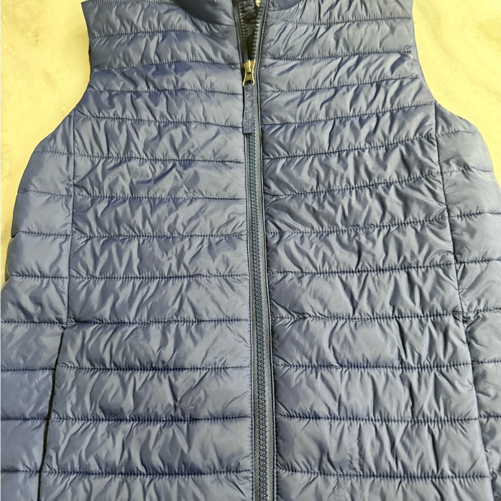 Lands End Kids Blue Puffer Vest